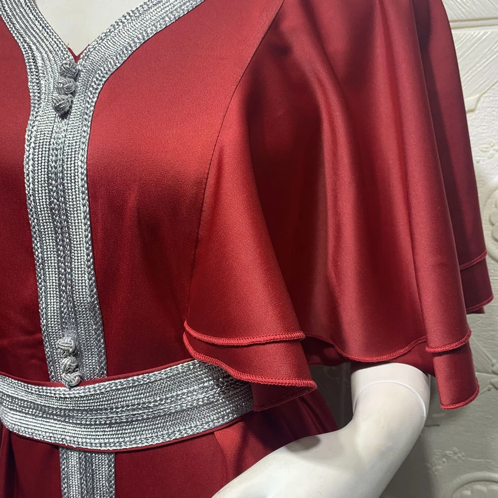 

Dubai turkabi Muslim satin dress islamic dress dinner dress abayas robe