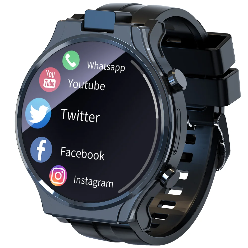

YTGEE APPLLP PRO 4G Men Smartwatch Android 10 WIFI GPS Smart watch Phone 2021 Dual Cam OutdoorSmart Watch