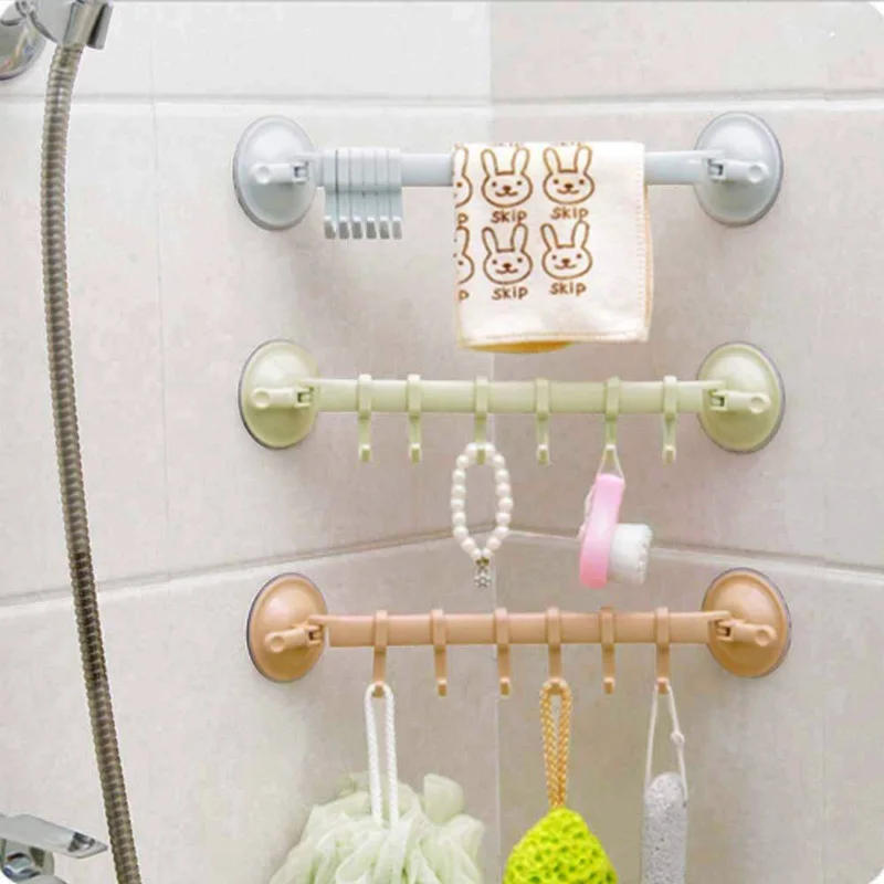 Настенный держатель для полотенец на двойной присоске|Наборы аксессуаров