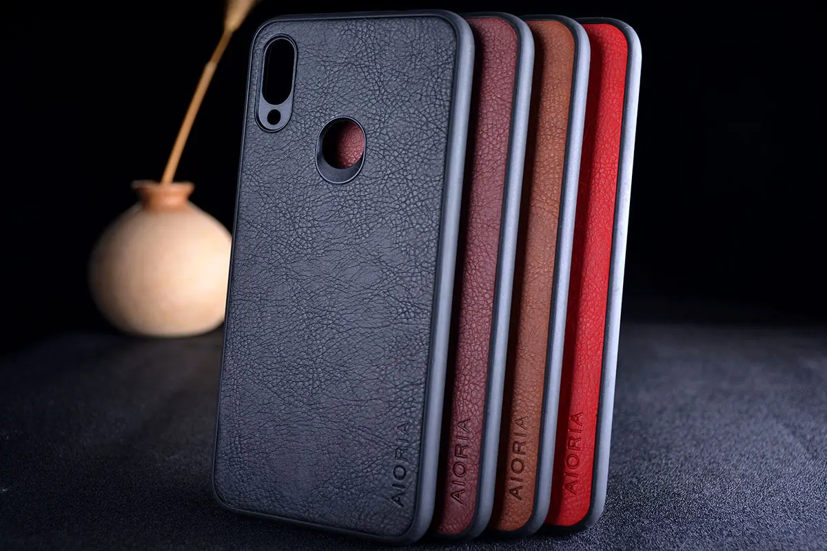 Для xiaomi redmi note 7 8 pro Чехол funda роскошный кожаный винтажный кожа с рисунком Litchi capa чехол для xiaomi redmi note 7