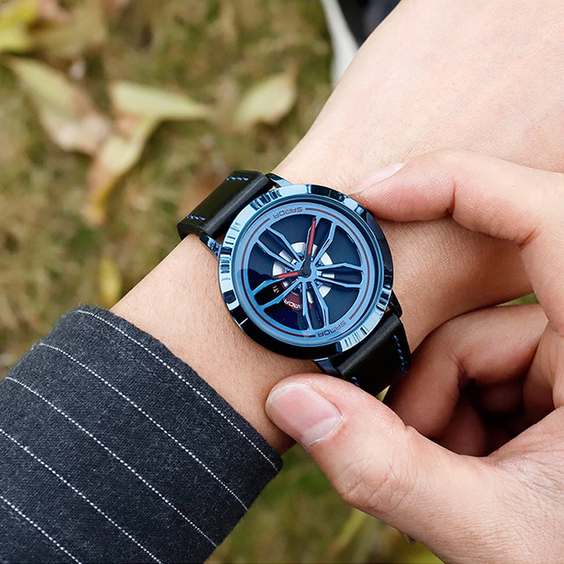 Часы наручные SANDA мужские с линзами роскошные брендовые ультратонкие деловые