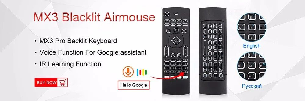 G30S Voice Remote Control 2.4G Wireless Air Mouse G30 33 keys IR learning Gyro Sensing Smart Remote for Android TV BOX Game PC