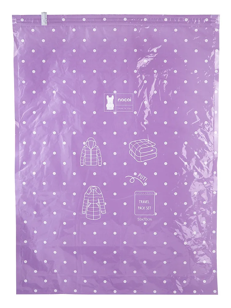 

1Set Waterproof Travel Buggy Bag Hand Roll Compression Bag Household Classification Clothing Finishing Accessories Vacuum Bag