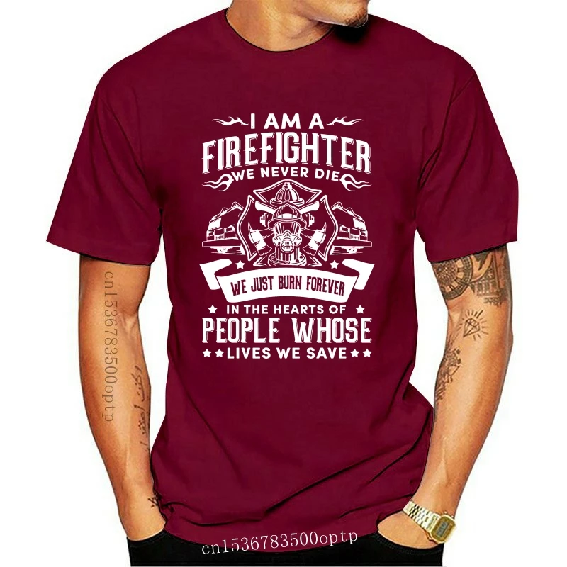 

New Firefighter Fireman T-Shirt 100% Premium Cotton