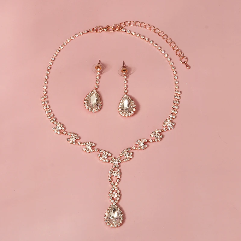 Комплект Украшений С Кристаллами Miallo Для Женщин Элегантное Свадебное Ожерелье И