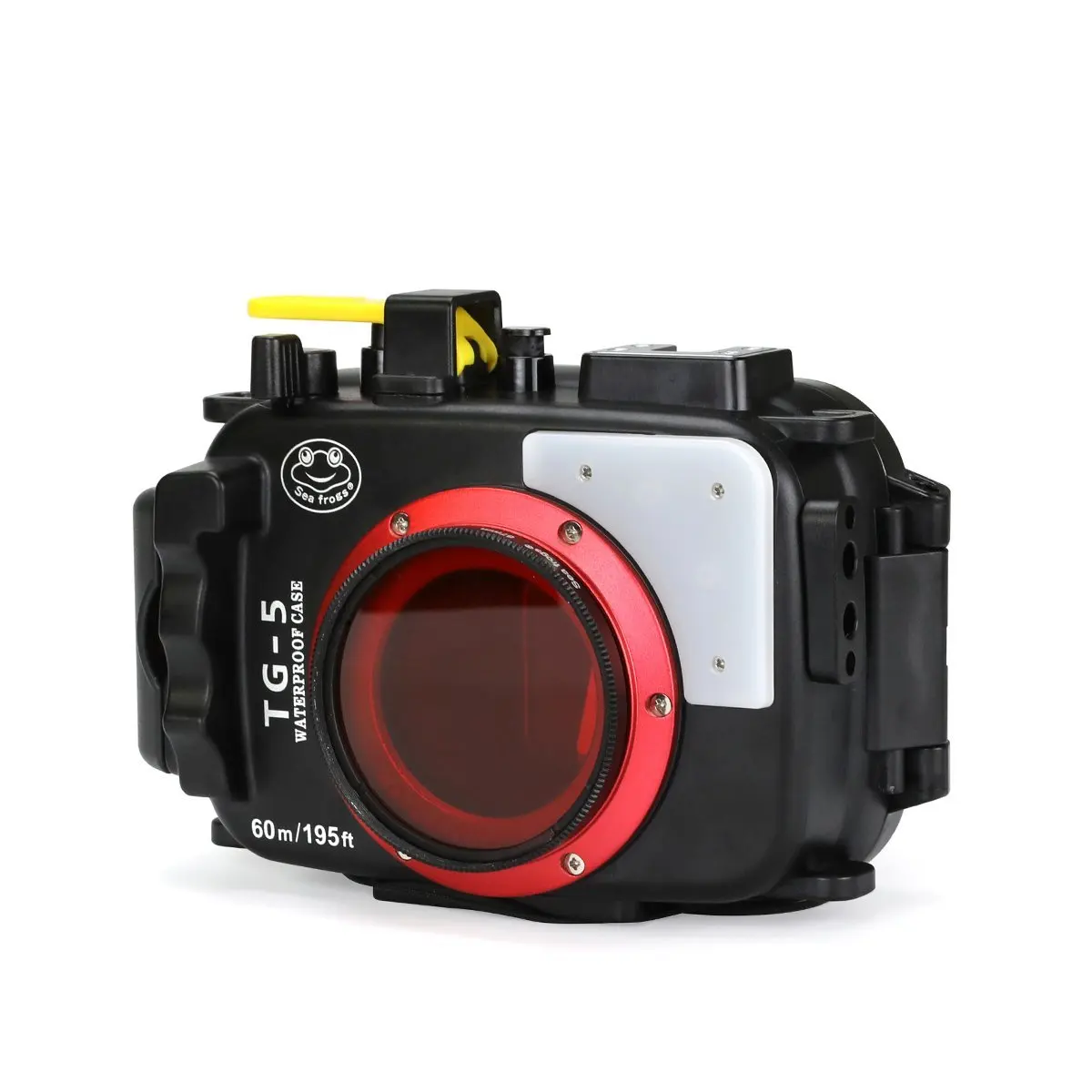 DF Seafrogs 60 м подводный водонепроницаемый чехол для камеры Olympus TG5 камера с MEIKON 67 мм рыбий глаз