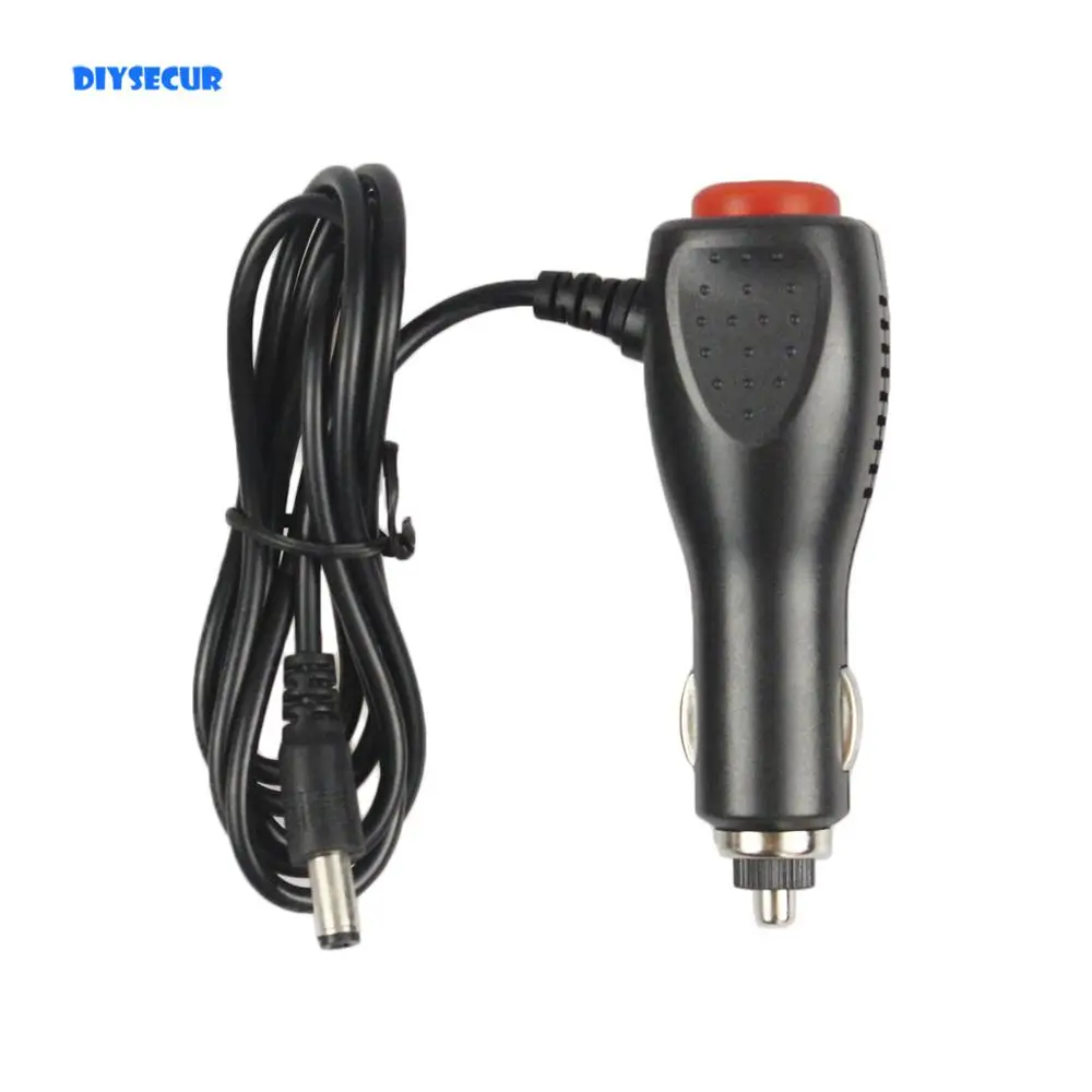 DIYSECUR 5,5x2,1 мм DC10V к DC24V Входное автомобильное зарядное устройство адаптер питания 12 В постоянного тока выход для автомобильной камеры автомобильный монитор домофон