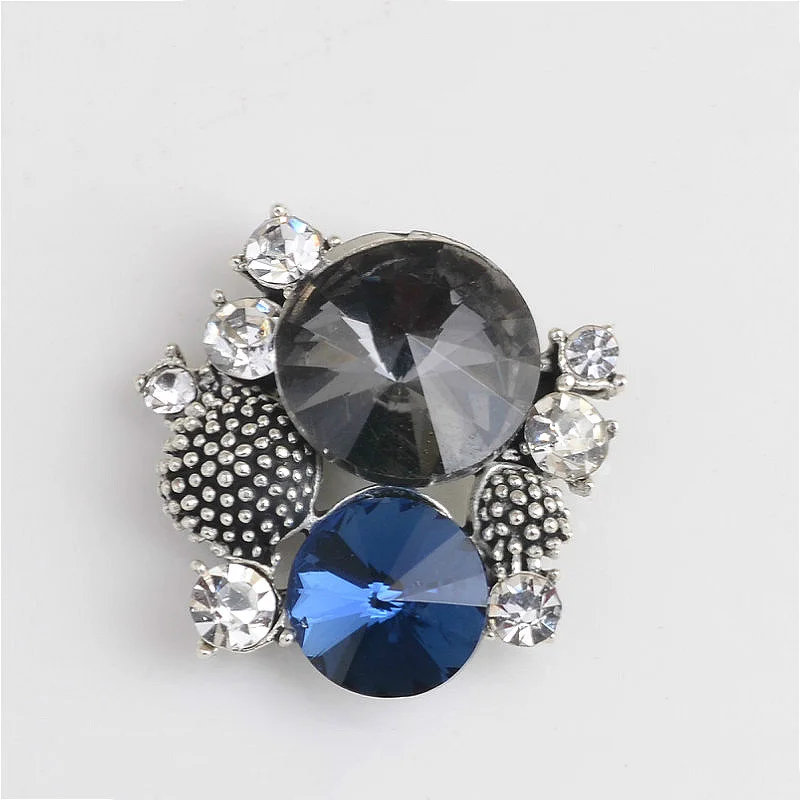 10 шт. Свадебные украшения Металлическая пуговица для пришивания Стразы Кнопки DIY