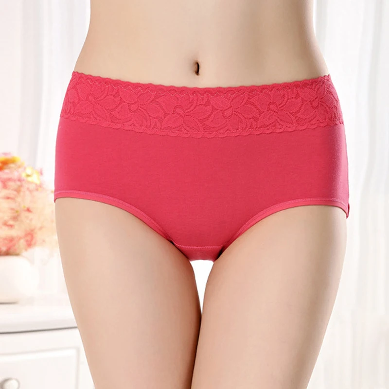 

Women Cotton Panties 2021 Hot Stylish Simple Pure Cotton Mid-Waist Panties Breathable And Comfortable High Quality Lace Panties