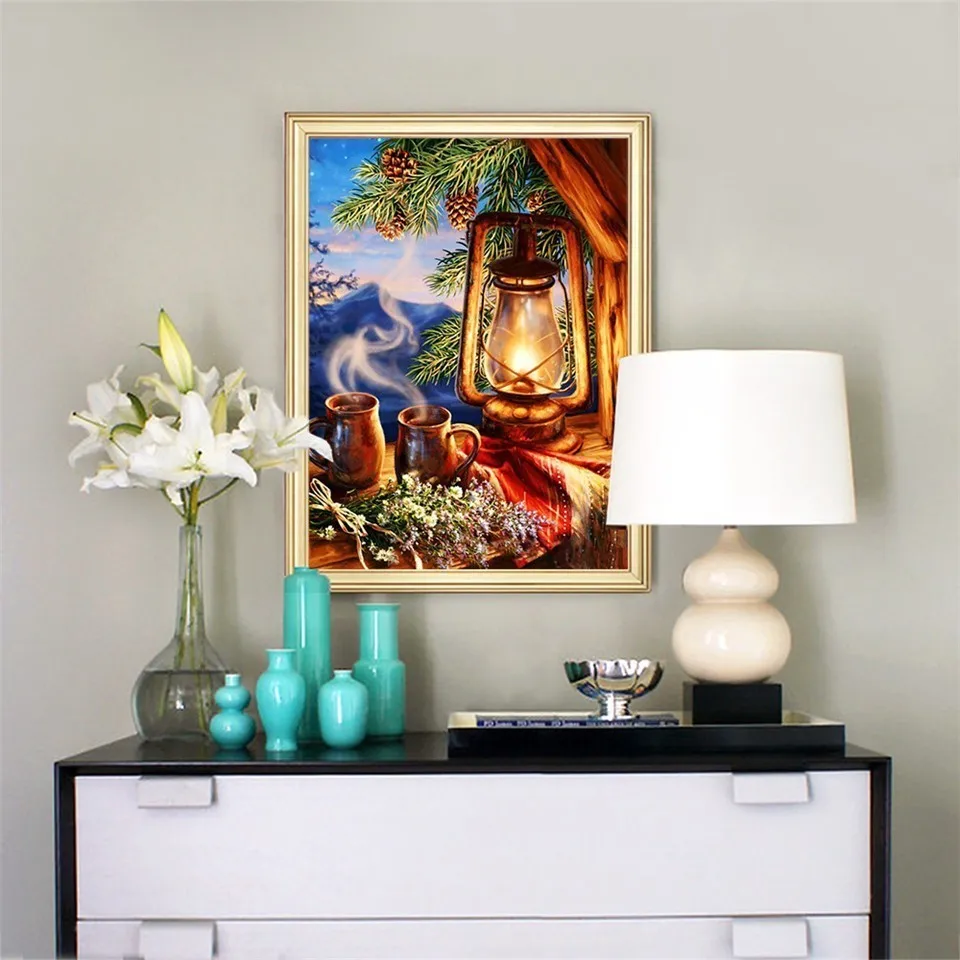 Алмазная вышивка полноразмерный пейзаж 5D сделай сам полноразмерная алмазная