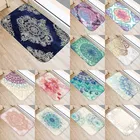 Гостиная коврики красочные Мрамор Мандала, розовые домашние Нескользящие тапочки декоративный коврик для пола, кухни входной коврик в прихожей 48232