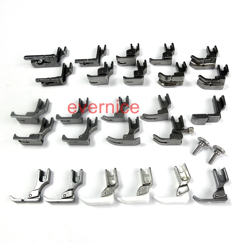 Набор прижимных лапок для промышленной швейной машины JUKI DDL-5550 8500 8700 9000 25 шт | Дом и