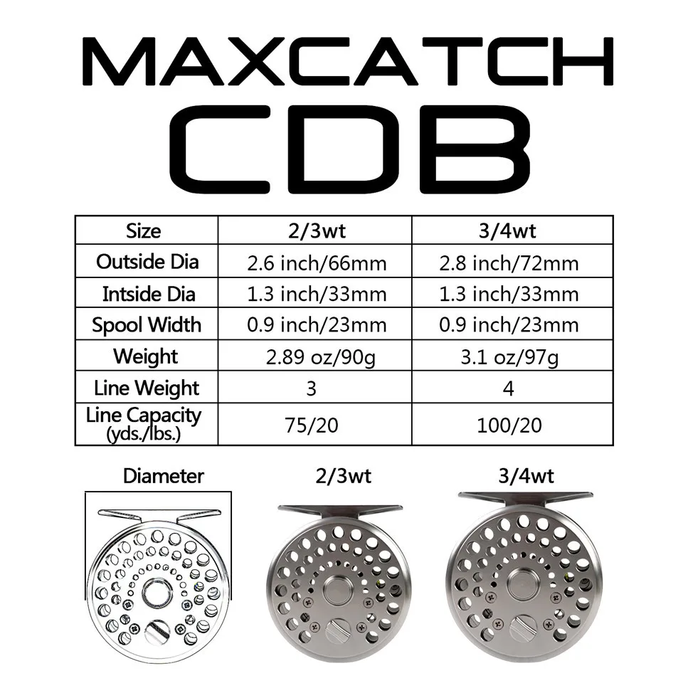 Рыболовная катушка Maximumcatch Claisscal Классическая серебристая алюминиевая для ловли