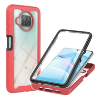 armor phone case for xiaomi mi 10t pro poco x3 nfc 10tlite redmi note 9s shockproof bumper cover with built in screen protector