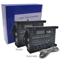 tc420 tc421 programmable 5ch rgb led strip light time wifi controller dimmer dc12 24v used in aquariums fish tank plant grow