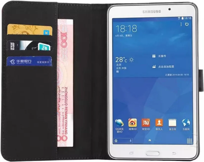 Для samsung Galaxy Tab 4 7 дюймов crazy horse кожаный флип-чехол с подставкой для samsung T230 T231 T235 Tablet e-Books Case