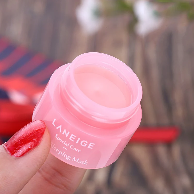 3g Корейская маска для сна Laneige губ с желейным клубничным ароматом увлажняющая и |