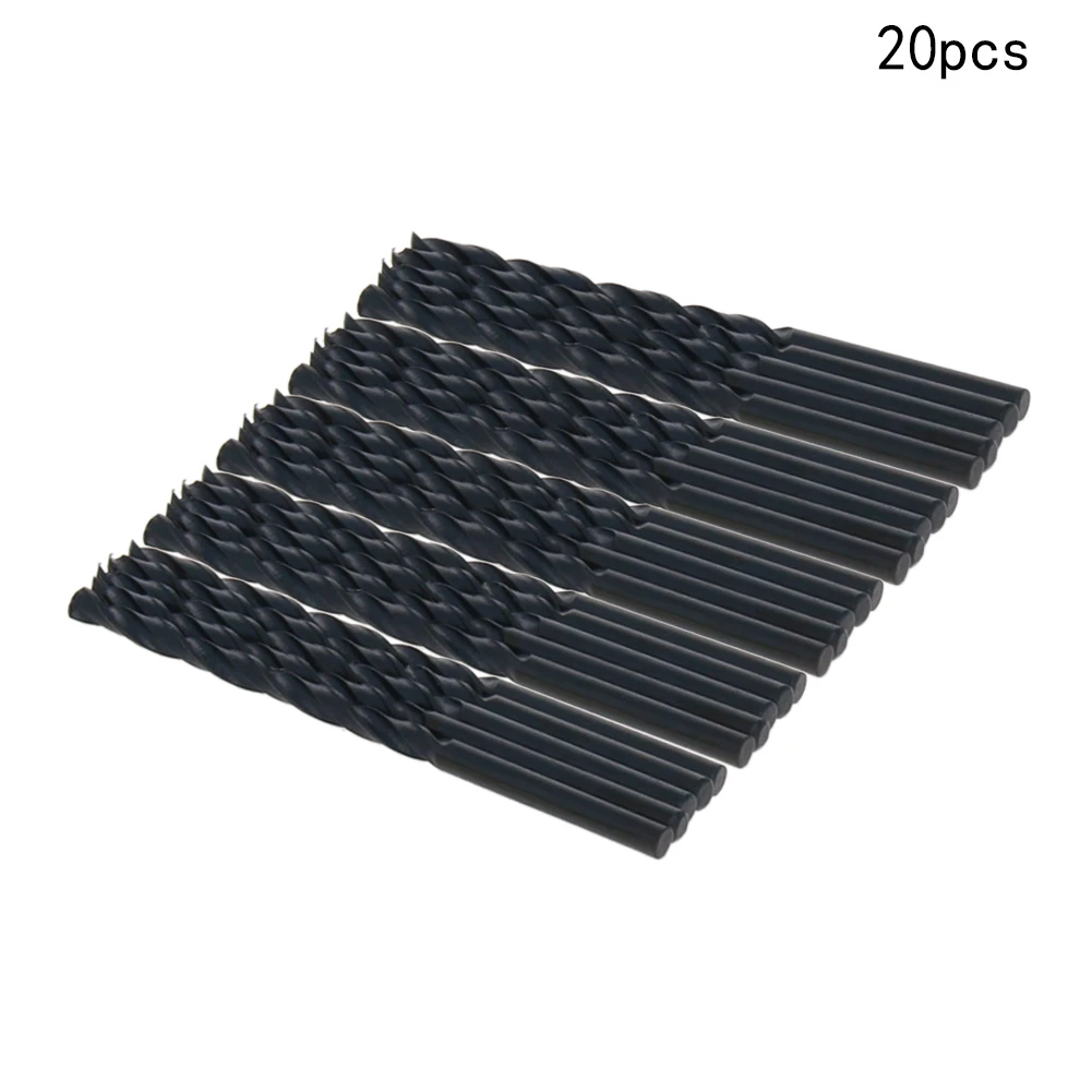 

Utoolmart 20pcs Straight Shank Twist Drill Bit 2.5/2.8/3/3.2mm HSS 57/61/65mm Length Drill Bit For DIY Home Building Engineering