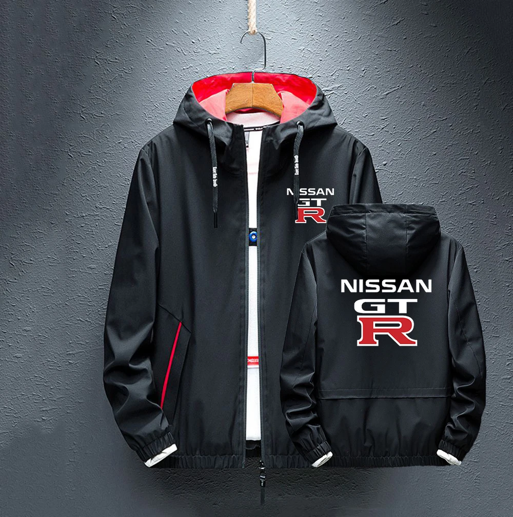 

GTR Spring Jackets Male Punk Long Comfortable Sleeves Jacket Windbreaker Zipper Clothing Cotton Comfortable Hoodies