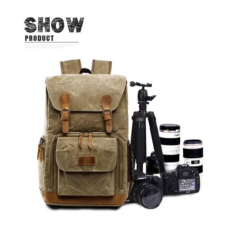 Водонепроницаемый рюкзак для камеры Batik многофункциональная Холщовая Сумка