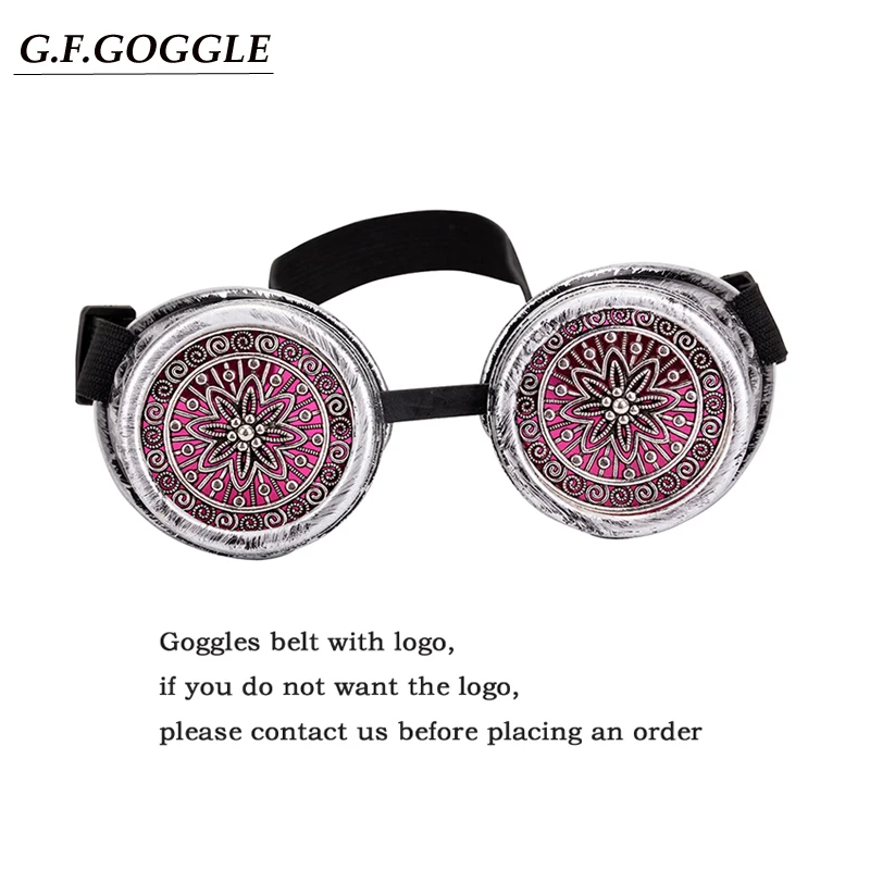 G. F. GOGGLE стимпанк Солнцезащитные очки Модные калейдоскоп женские круглые