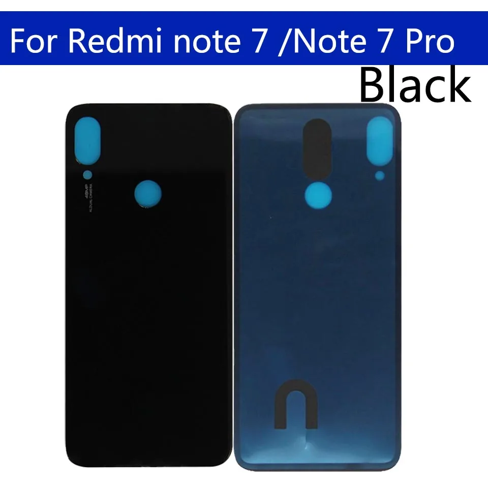 Для Xiaomi Redmi note 7 pro крышка батареи Задняя стеклянная панель Дверь Корпус чехол для