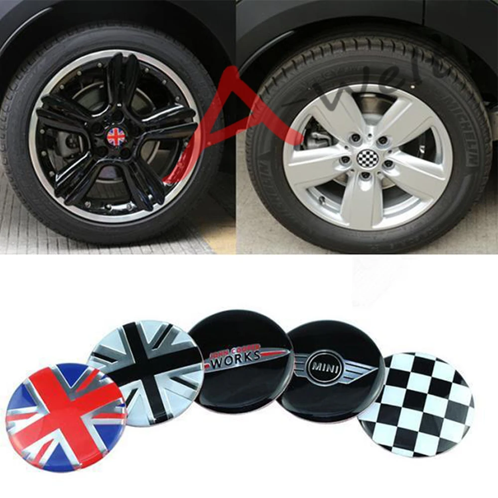 4 шт. бесплатная доставка 52 мм цветные автомобильные чехлы с английским флагом|hub