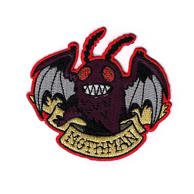 MOTHMAN вышитые нашивки животные летучая мышь дерзкая эротическая вышивка утюгом