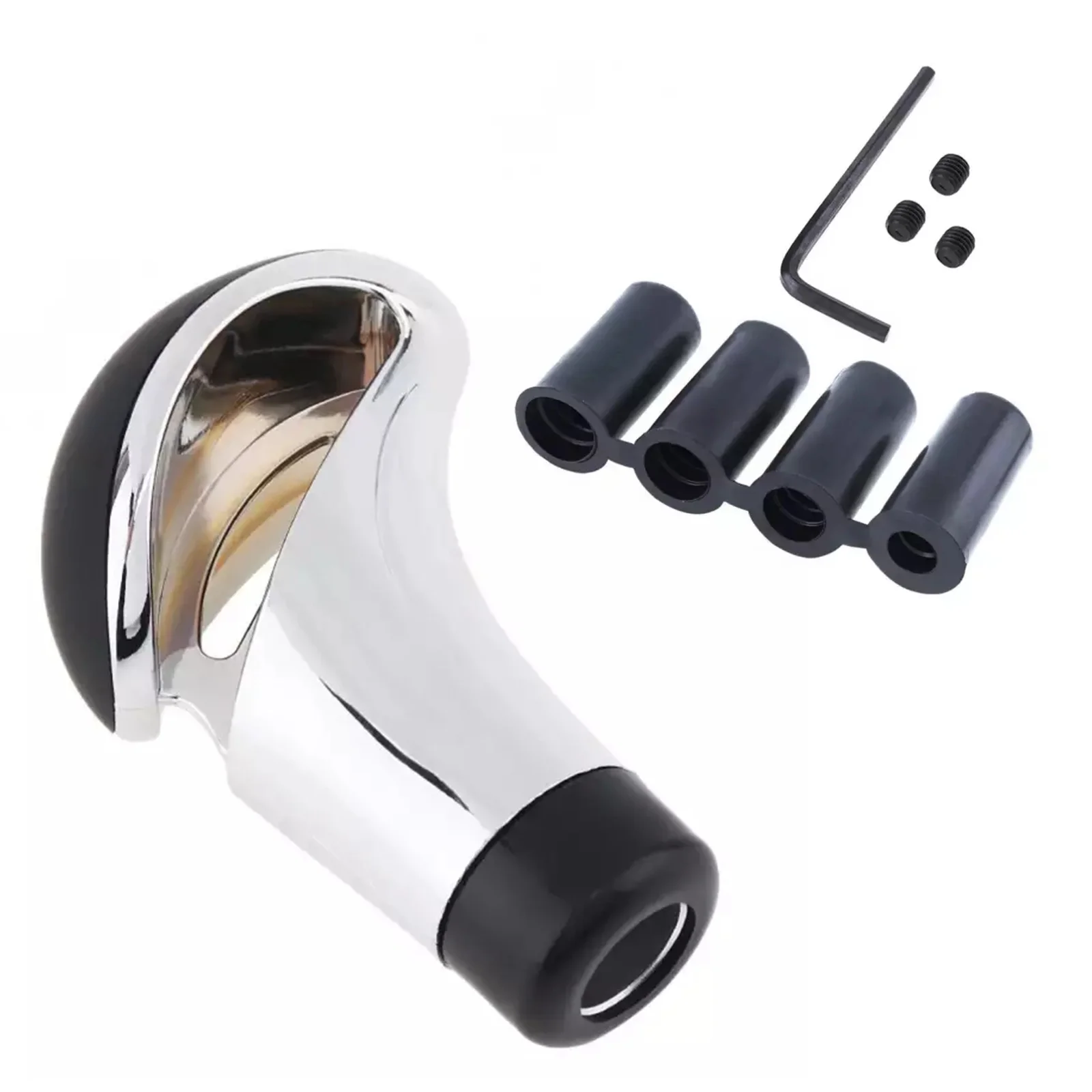 

Universal Car Refit Manual Transmission Gear Shift Handball Knob with Four Plastic Adapter / Special Wrench / Mounting Screws