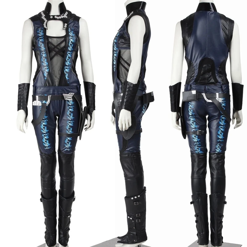 

Костюм супергероя Галактики для косплея, ведущая ролевая одежда гаморы, наряд для Хэллоуина, вечеринки, полный реквизит с чехлами для обуви