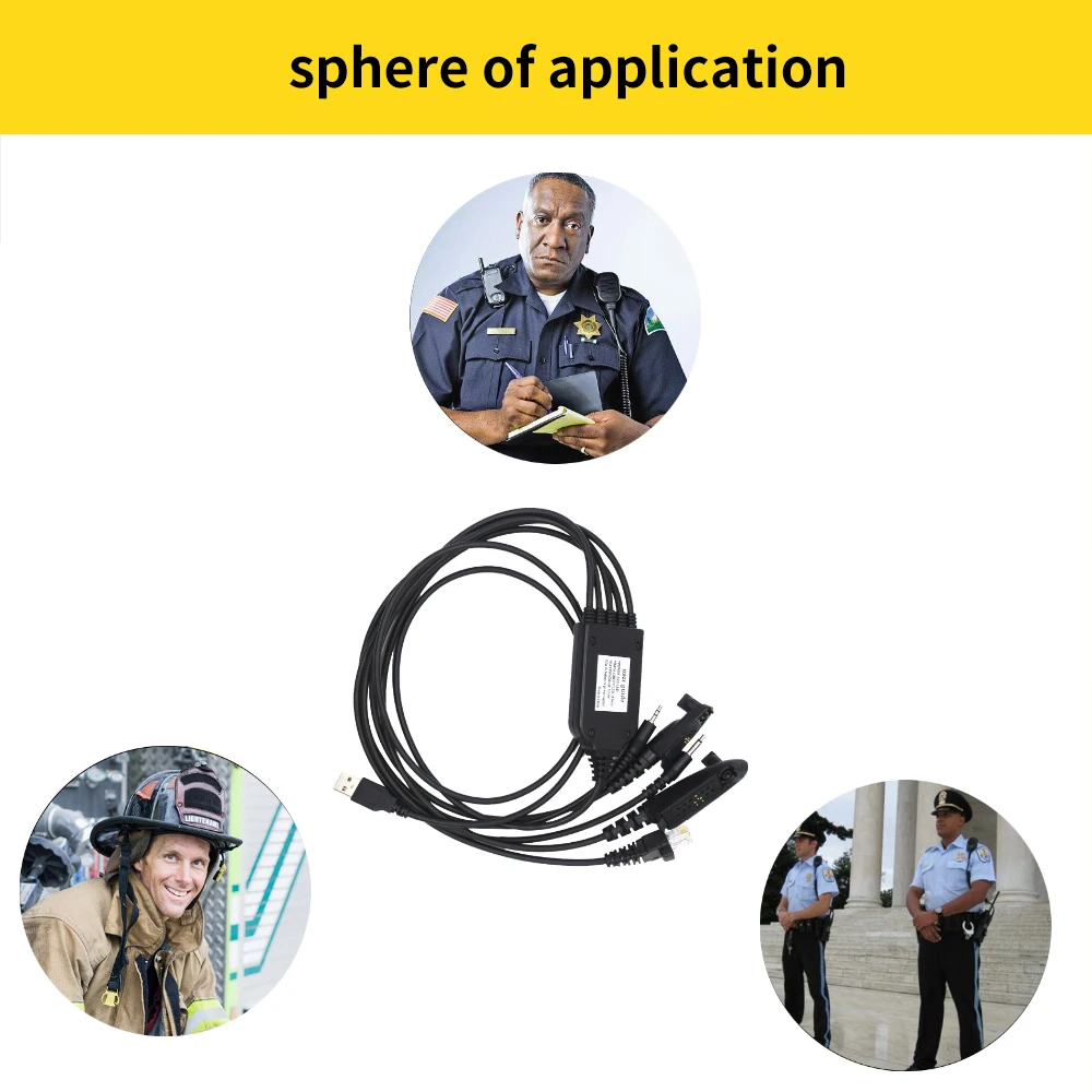 

5 в 1 USB-кабель для программирования 3,5 мм 2,5 мм HT750 EX500 2020 USB-кабель для программирования рации Motorola Ham Radio