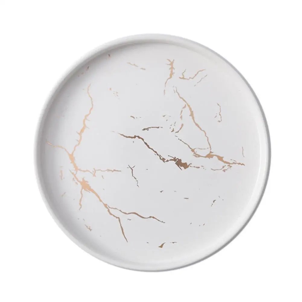 Мраморное блюдо в скандинавском стиле инновационное домашнее керамическое