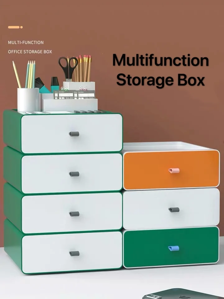 

4 слоя рабочего стола ящики Тип ящик для хранения косметики-органайзер для хранения всякой всячины Чехол подставка для канцелярских принад...