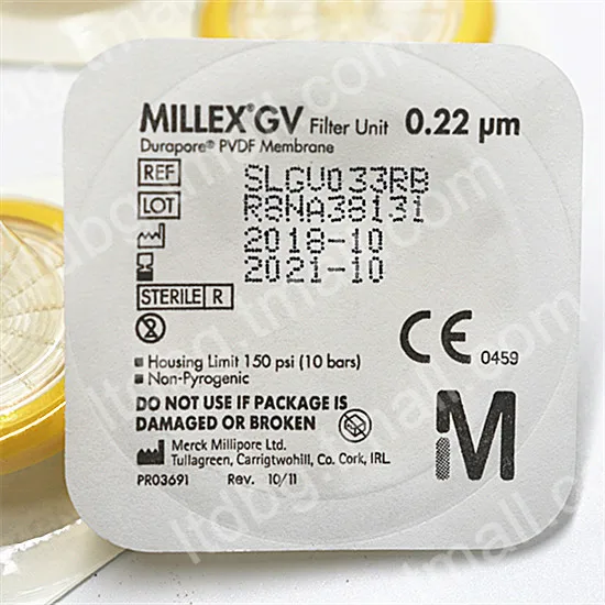 Фильтрующий блок Millex GV для шприца гидрофильные pvдф мембраны 33 мм 0 22 мкм гамма