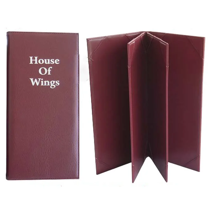 Папка с прайс-листами для ресторанов отелей баров вставок 11x28 см и A4 Панель меню |