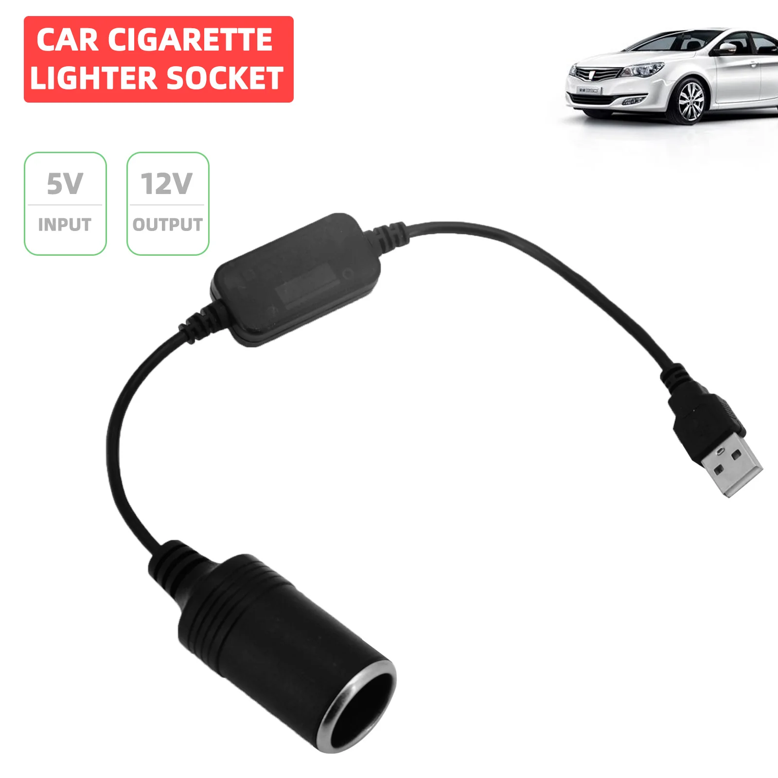 Аксессуары для интерьера автомобиля адаптер конвертера USB 5 В в 12 проводной