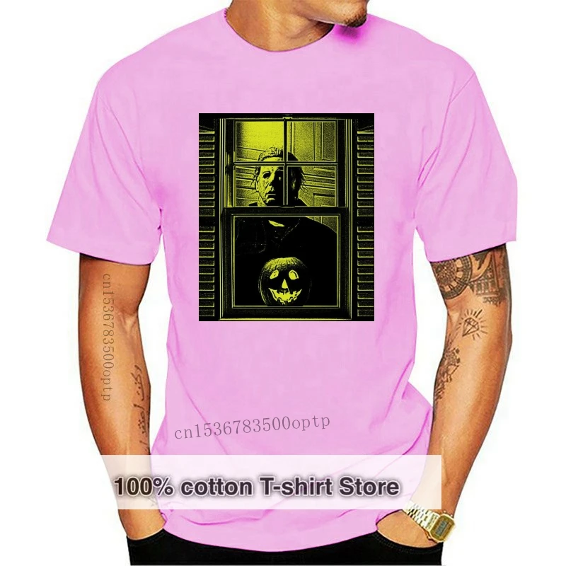 

New! Michael Myers Halloween T Shirt Horror Movie Graphic Shirt Male Harajuku Top Fitness Brand Clothing
