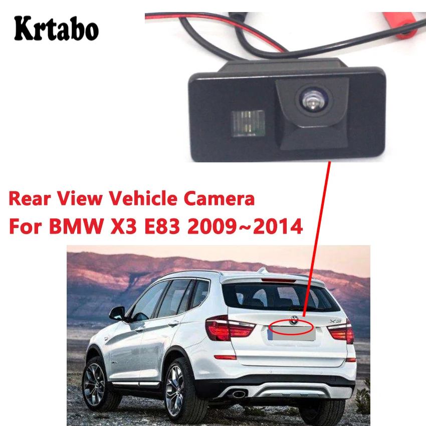 Водонепроницаемая камера заднего вида Krtabo для BMW X3 E83 2009 2010 2011 2012 2013 2014|Камеры авто|