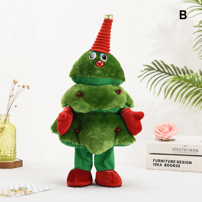 

Новая игрушка на рождественскую елку с имитацией гитары, электрическая мягкая плюшевая кукла, игрушки для взаимодействия родителей и детей...