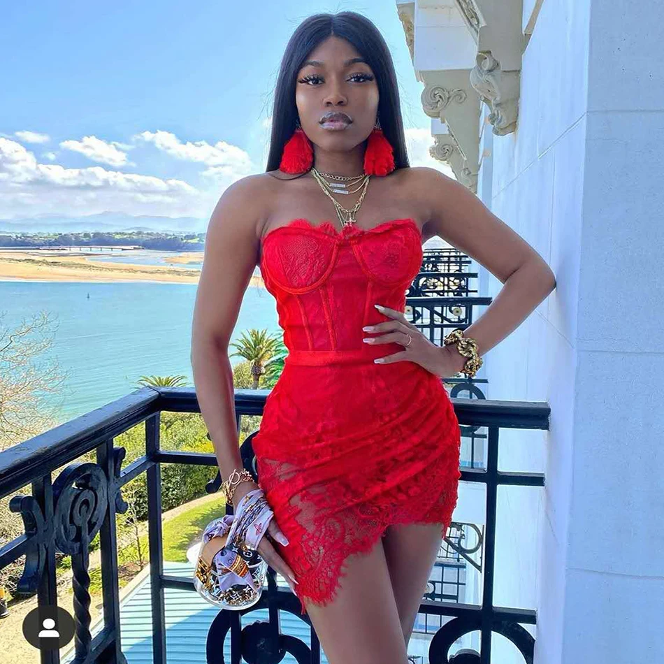 Лето 2020 новое женское сексуальное без рукавов бретелек Бандажное платье