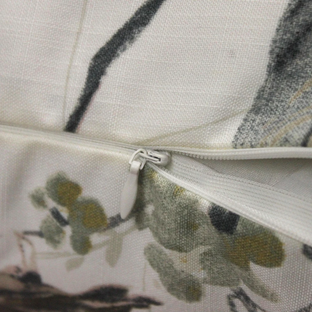 Наволочка с изображением птиц CURCYA весенне-летняя подушка осенне-зимняя желтого цвета для декора дома.