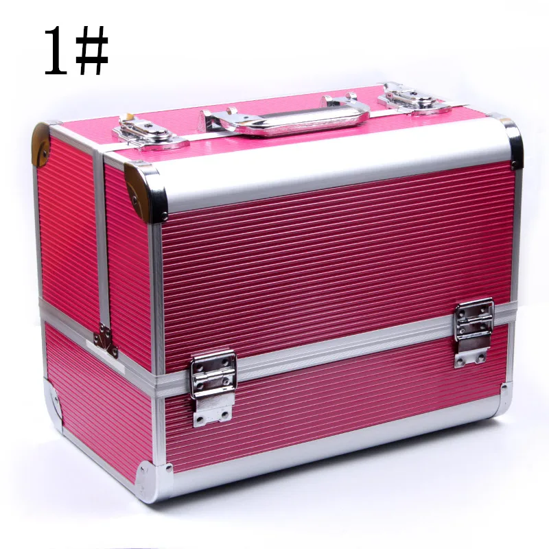 MISS ROSE 5 цветов большого размера алюминиевый ящик макияж коробка набор визажист