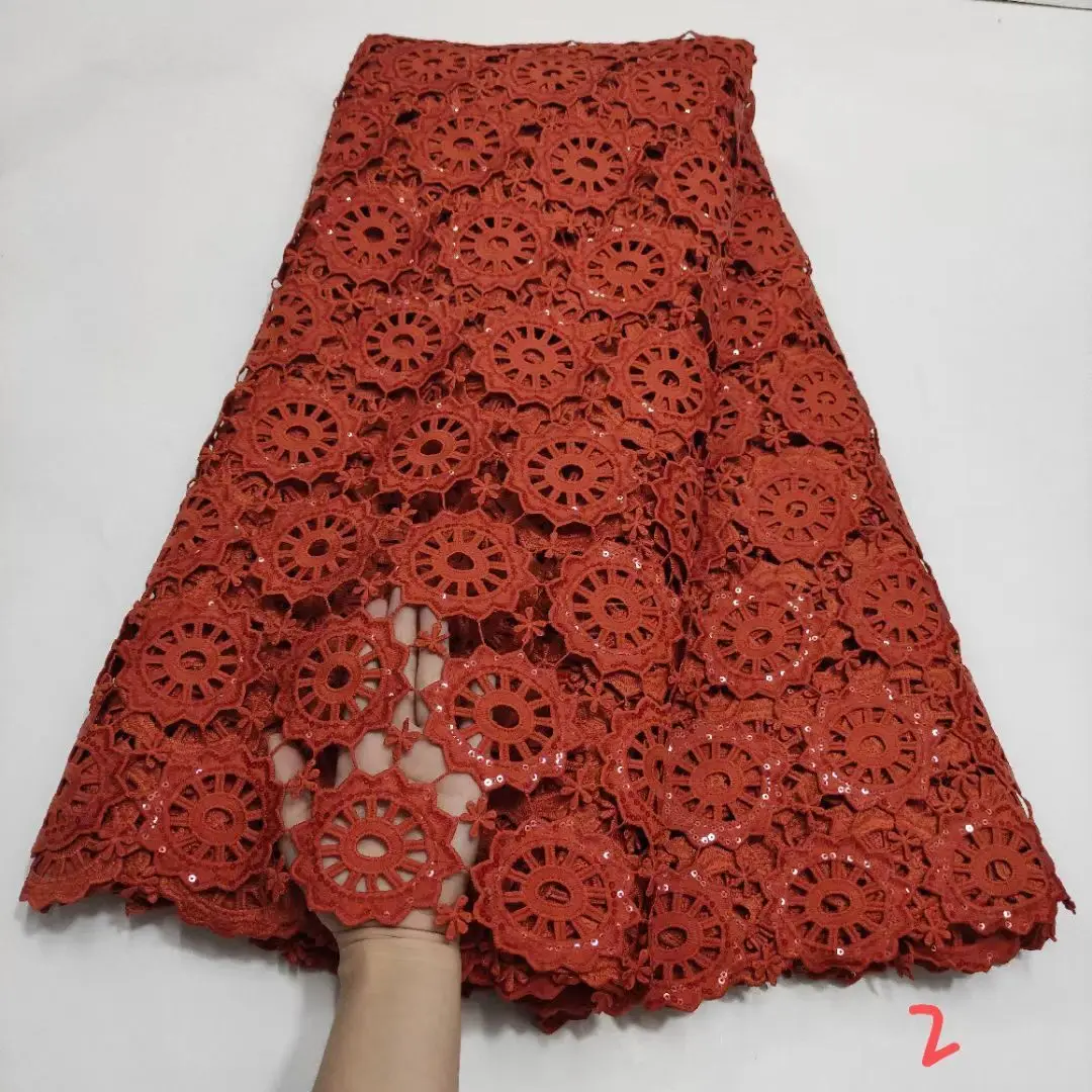 Фиолетовая африканская кружевная ткань 2020 высококачественный нигерийский