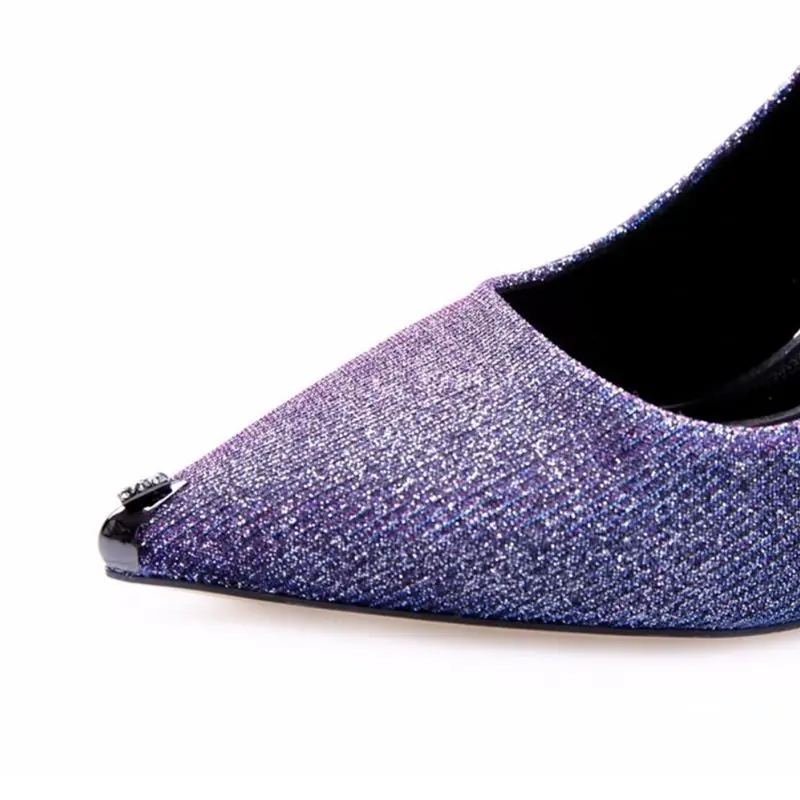 YINKOGET/Высококачественная пикантная женская обувь на очень высоком каблуке модная