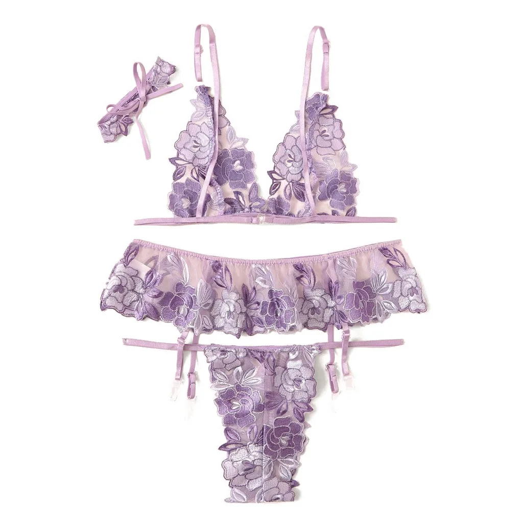 2019 новый сексуальный комплект с бюстгальтером женское кружевное нижнее белье