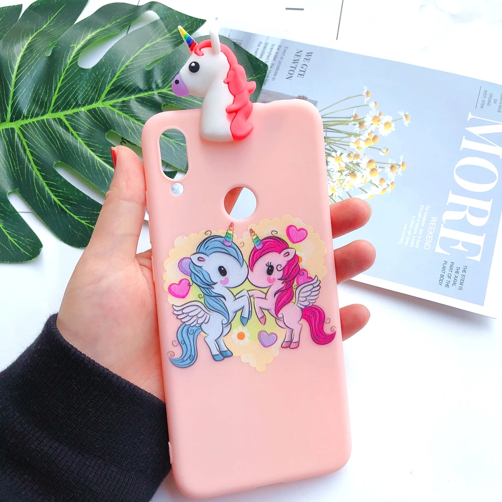 7 Honor 8X чехол для etui Huawei Y6 Y7 силиконовый чехол 3D Kawaii мягкий чехол для Huawei Y6 Y7 Prime Honor 8X 8A 8C чехол для телефона - Цвет: 7