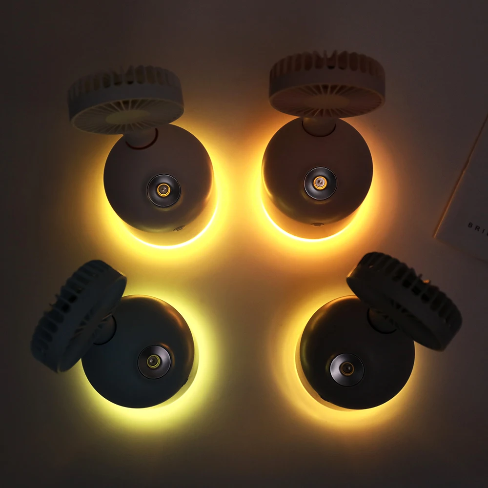 

USB mini humidifier 7-color hand-held fan air purifier cooling fan bedroom office fans parts