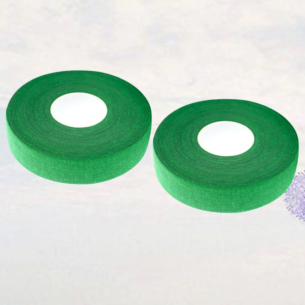 

2 Pcs 20M Hockey Stick Tape Sticky Tape Anti-slip Sports Waterproof Tape Hockey Stick Wrapper for Practice Sports Use (White)