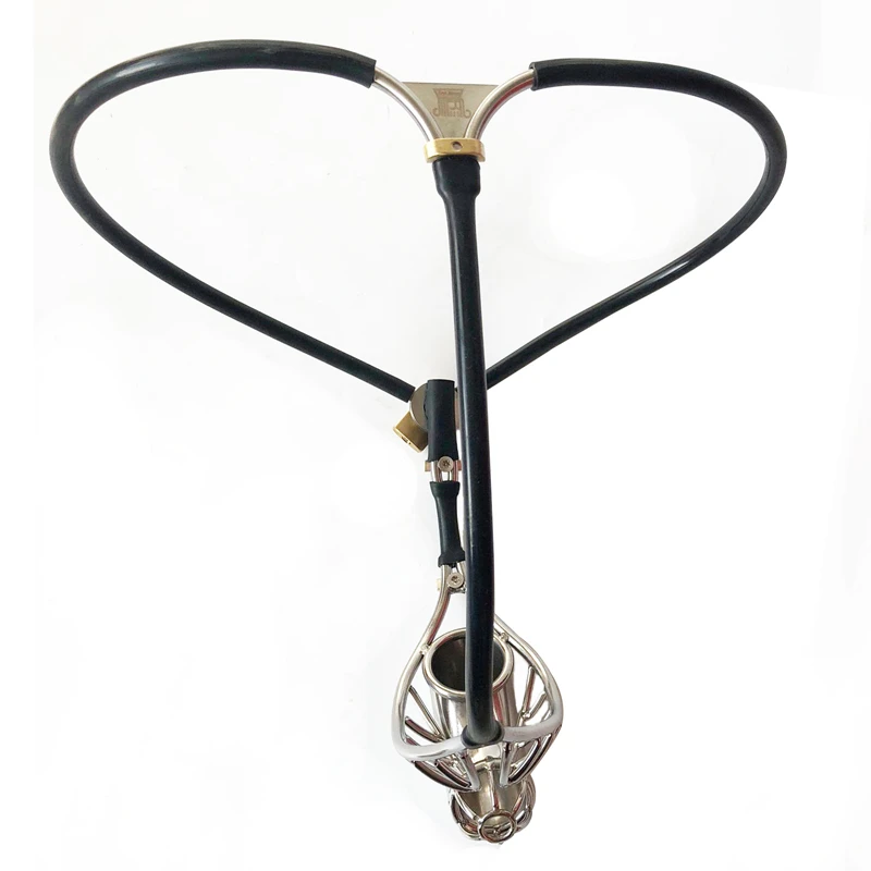 Мужское нижнее белье из нержавеющей стали Пояс верности кольца на пенис