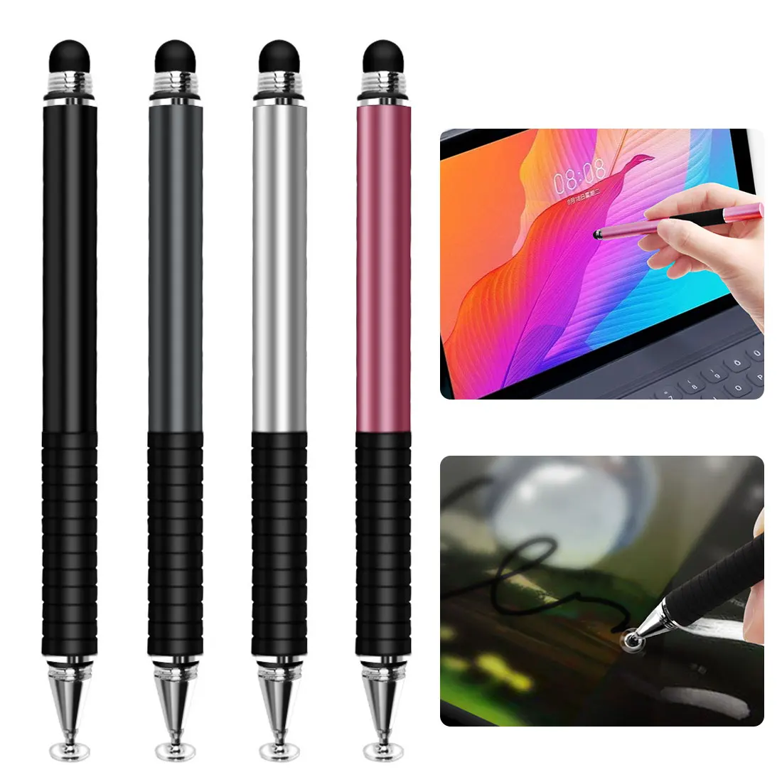 

Ручка-стилус подходит для Iphone Android планшетный компьютер карандаши для рисования 2 в 1 емкостный стилус для сенсорного экрана, мобильный теле...